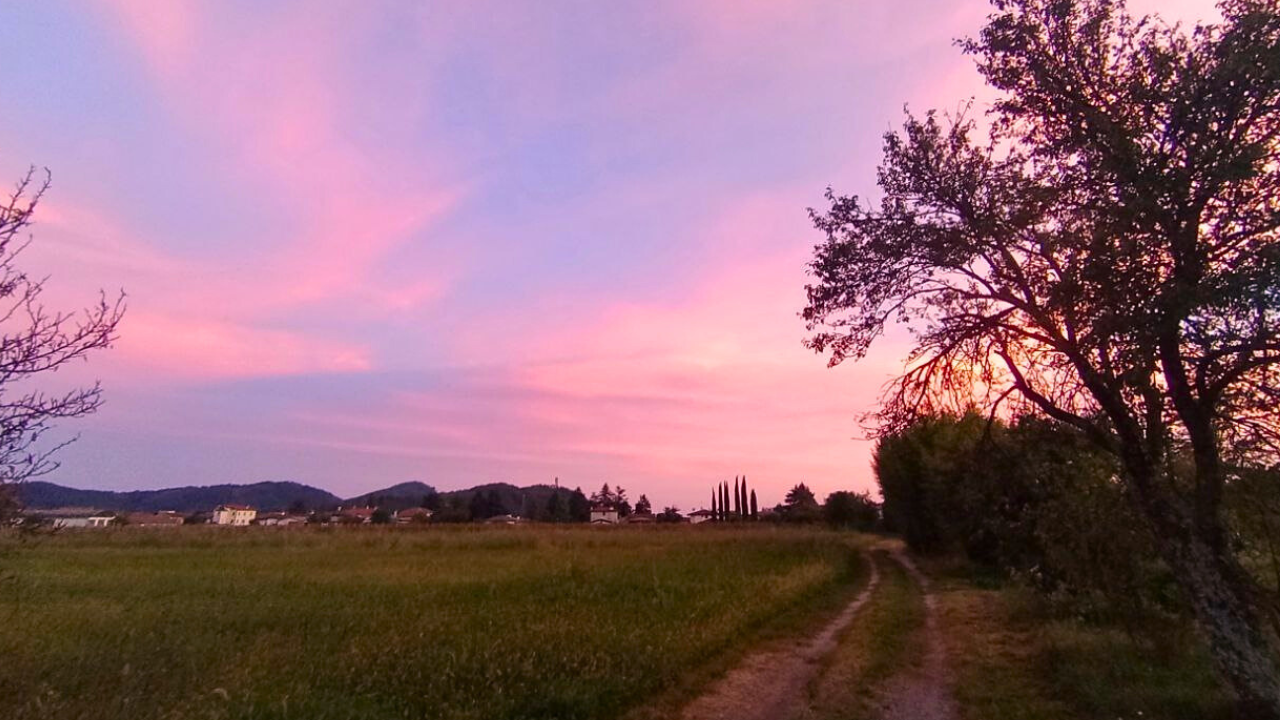 Panorama romantico nei Colli Orientali del Friuli